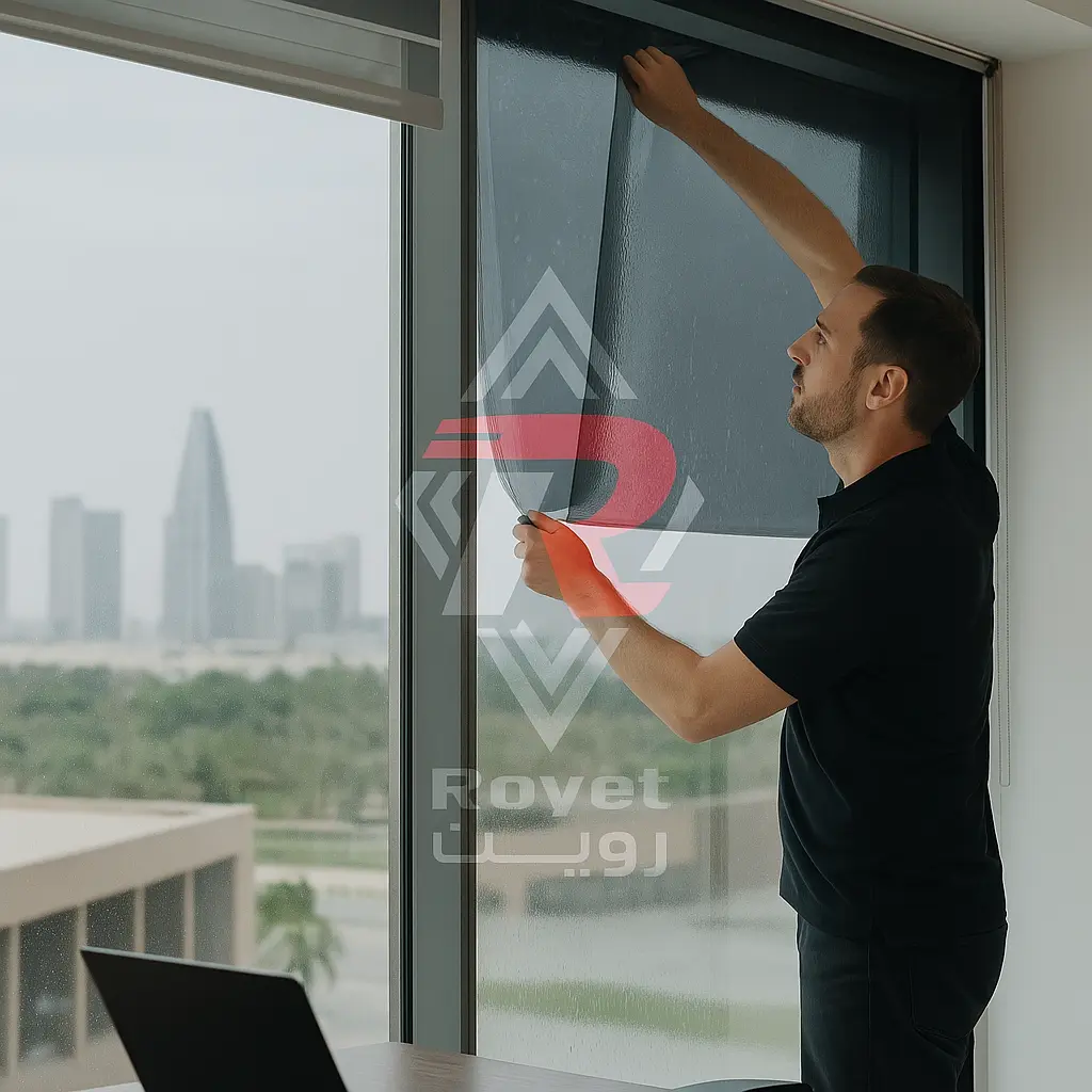 تظليل زجاج المكاتب بالرياض – جودة وأناقة مع رويت للعناية بالسيارة